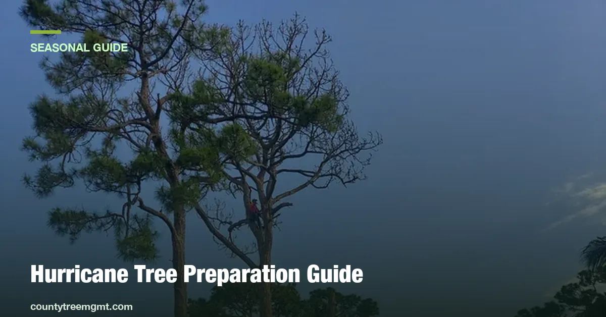 Storm-exposed pine tree ahead of hurricane season in South Florida