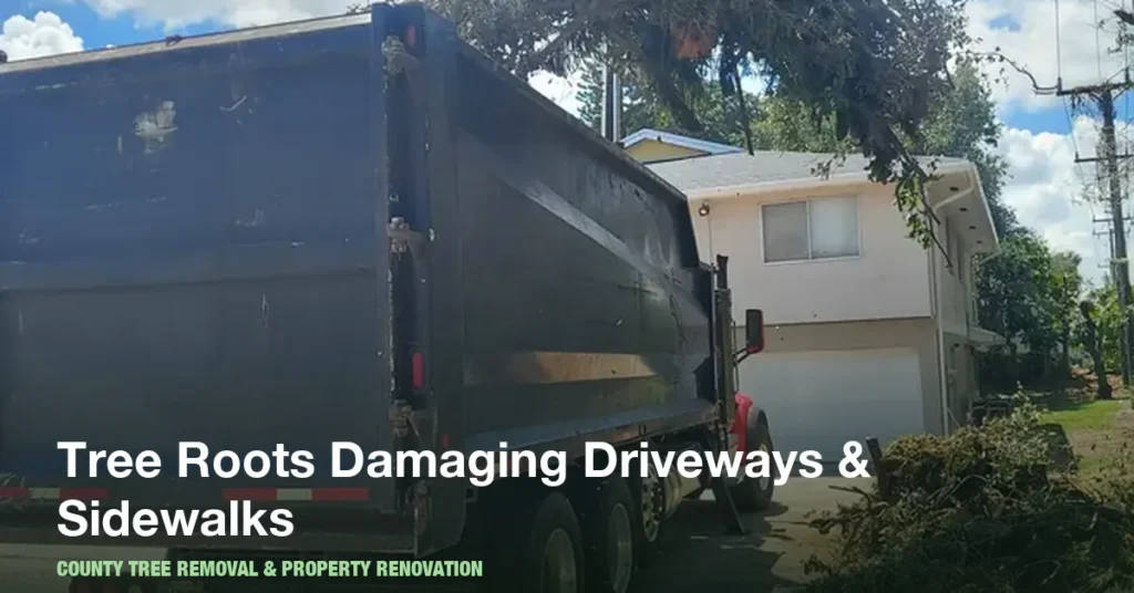 Tree Roots Damaging Driveways, Sidewalks or Patios in Boynton Beach: What Should You Do?
