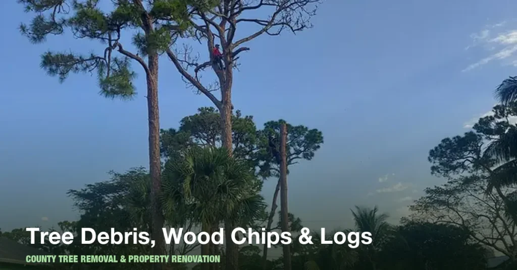 Tree Debris, Wood Chips and Logs After Tree Service: What Should Homeowners Do?